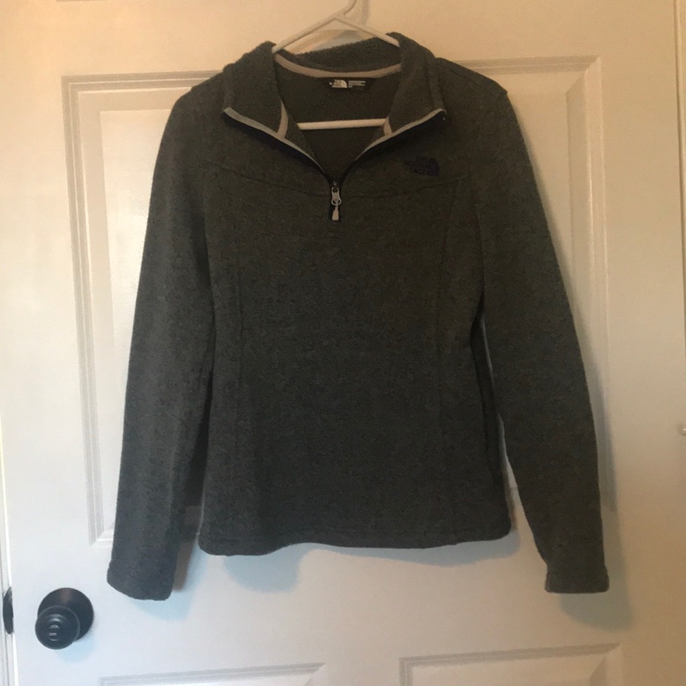 Grey north face fleece